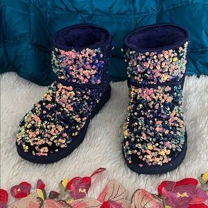 Sequin Women’s Boots - Multicolor